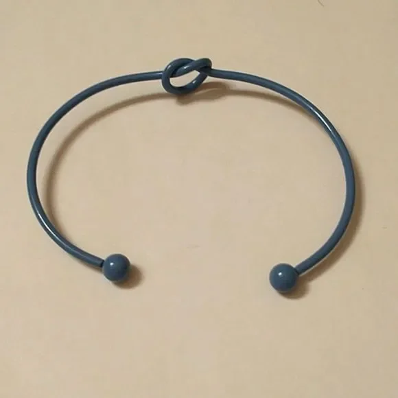 🎈3/$12 Blue Knot Cuff Bracelet! - Picture 3 of 3